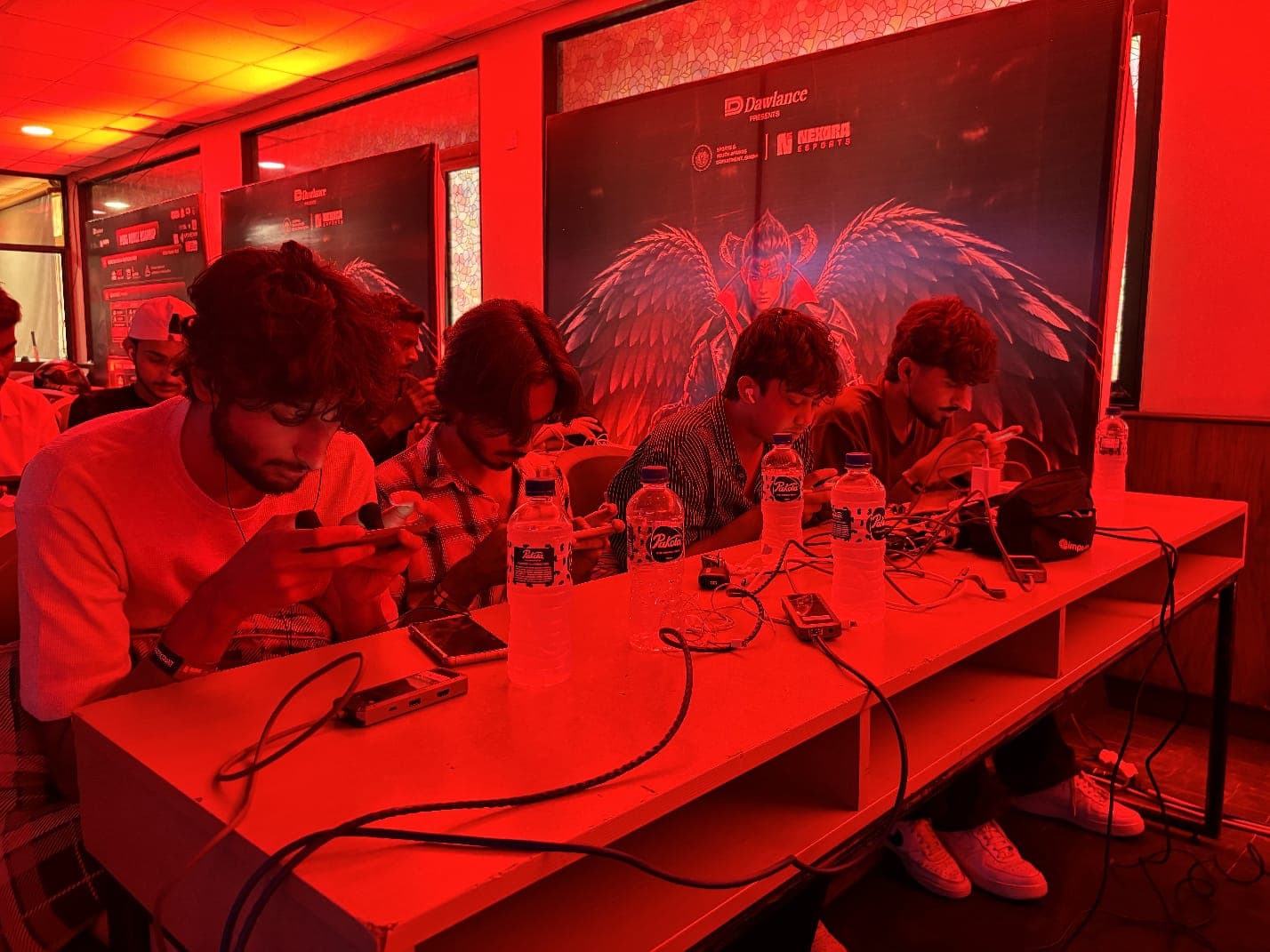 Participants competing in Nexora ’26 Qualifier 1 at the IoBM Student Activity Center